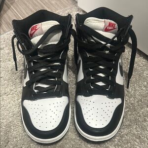Nike Black panda high tops